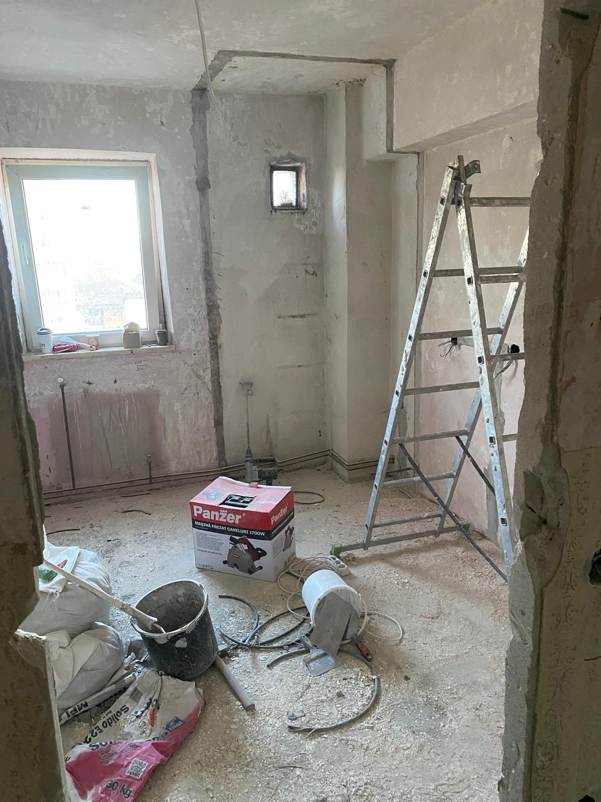 Renovare completă apartament – Sibiu - În lucru 2