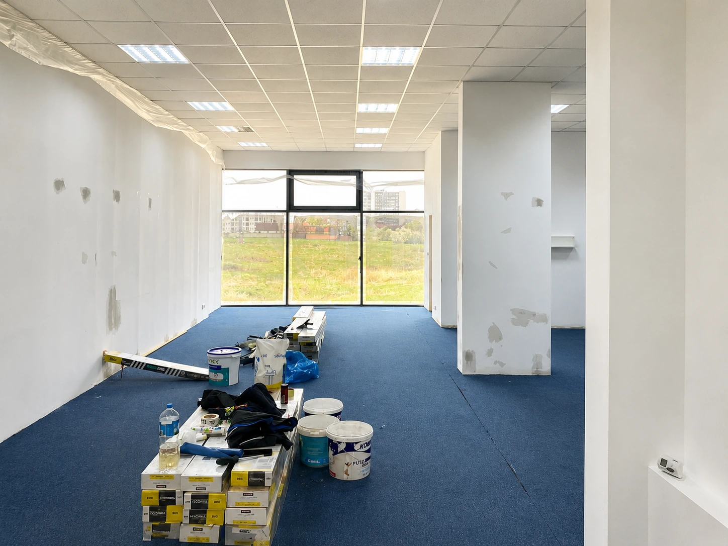 Renovare completă spațiu comercial – Sibiu - Înainte 3
