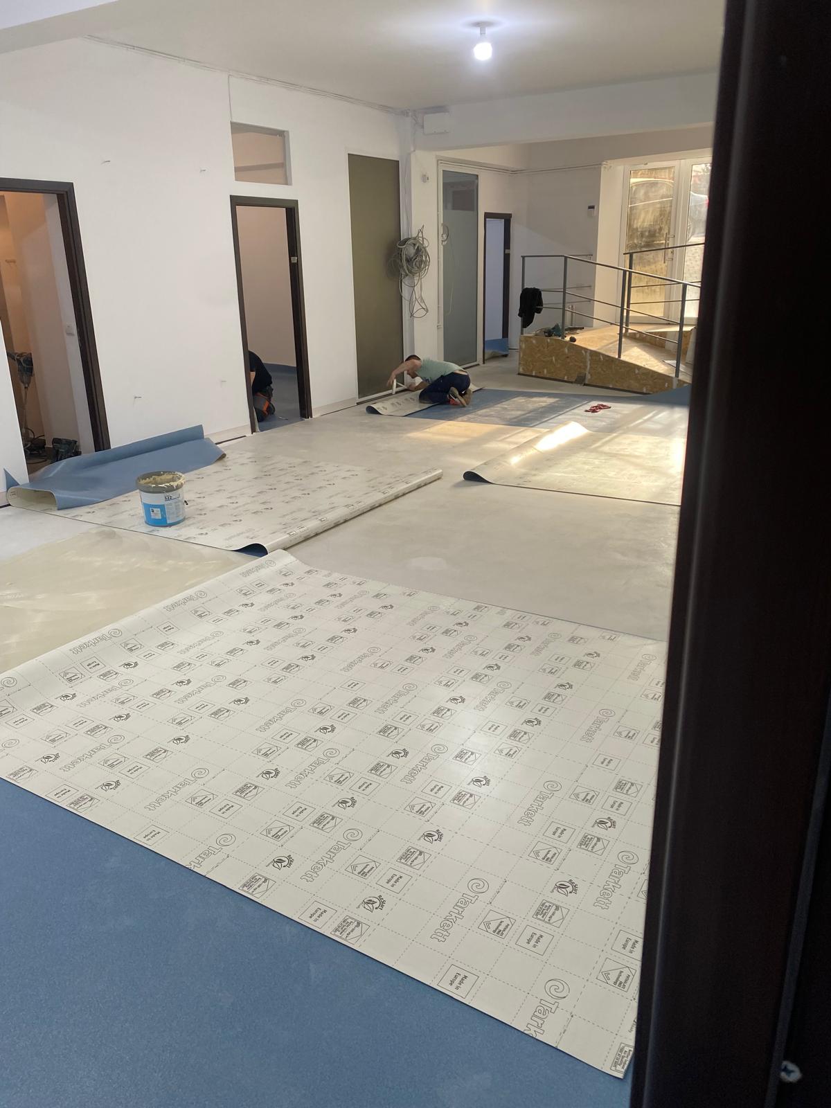 Amenajare spațiu kinetoterapie – PLATIN HEALTHMED - În lucru 12